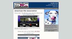 Desktop Screenshot of apapets.org